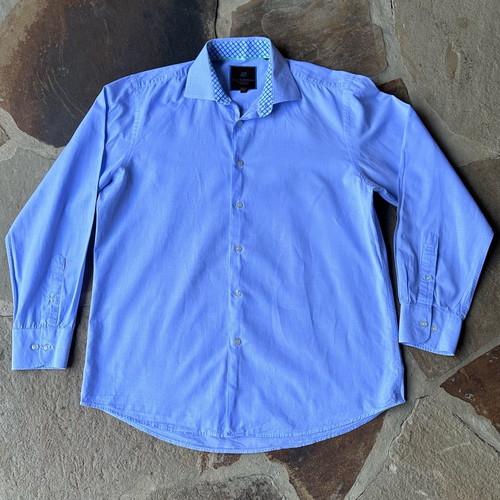 Mens Tattersall London dress shirt